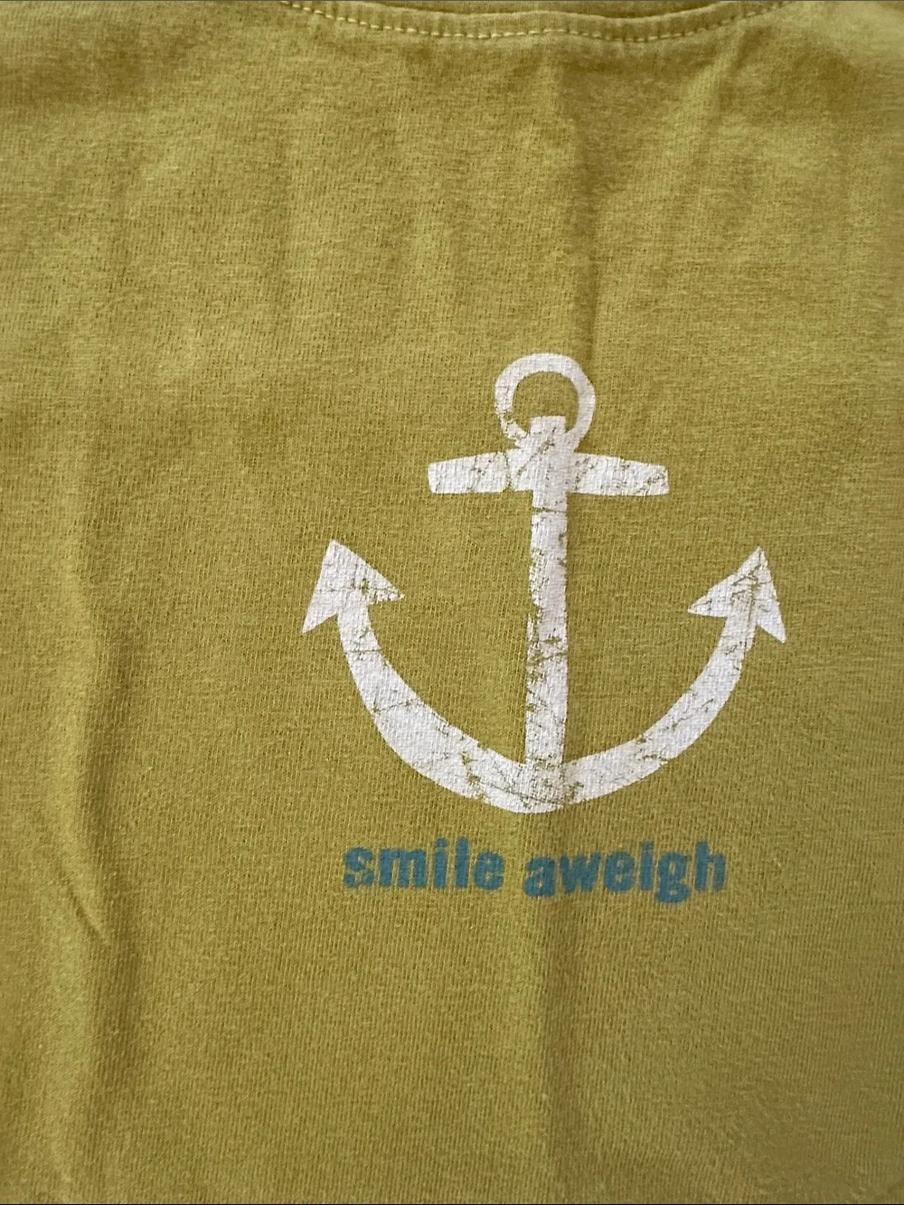 Life Is Good “Smile Aweigh” Tee, Size M (7-8).